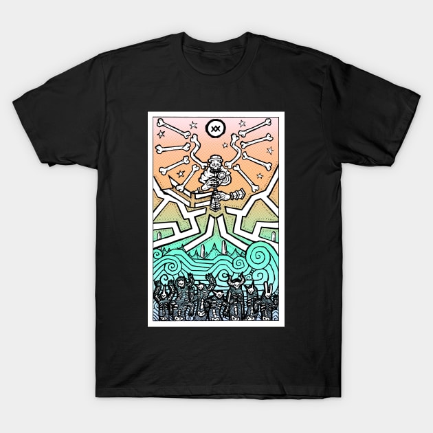 Rainbow Tarot Judgement T-Shirt by TheSludgeboss